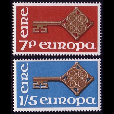 Europaunion 1968 Irland 202-203, Satz ** / MNH