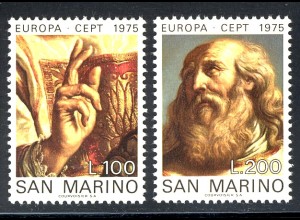 Europaunion 1975 San Marino 1088-1089, Satz ** / MNH