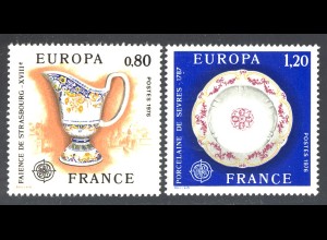 Europaunion 1976 Frankreich 1961-1962, Satz ** / MNH