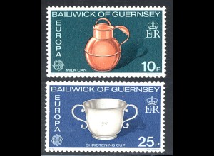 Europaunion 1976 GB-Guernsey 133-134, Satz ** / MNH