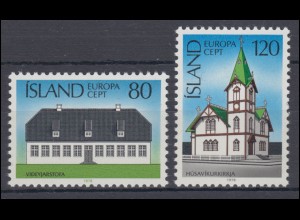 Europaunion 1978 Island 530-531, Satz ** / MNH