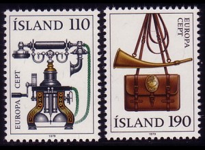 Europaunion 1979 Island 539-540, Satz ** / MNH