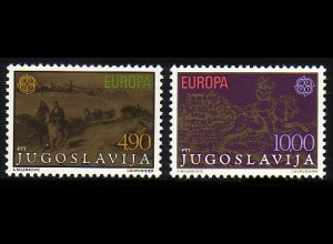 Europaunion 1979 Jugoslawien 1787-1788, Satz ** / MNH