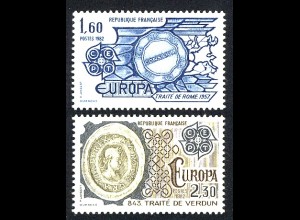 Europaunion 1982 Frankreich 2329-2330, Satz ** / MNH