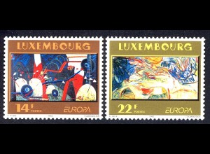 Europaunion 1993 Luxemburg 1318-1319, Satz ** / MNH