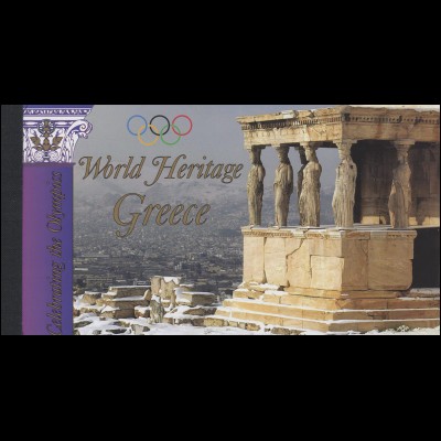UNO New York Markenheftchen 9 Griechenland Greece 2004, **
