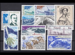 Antarktis französisch - 157-168 Jahrgang 1981/82 kpl., postfrisch / MNH **