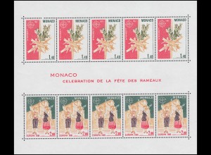 Monaco Block 17 Europaunion / CEPT: Folklore 1981 ** / MNH