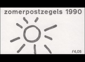 Markenheftchen 41 Sommermarken - Das Wetter / Het weer 1990 und PB 40, **