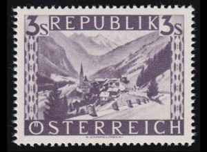 852 Landschaften, Heiligenblut / Kärnten, 3 S, postfrisch **