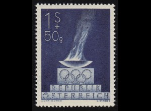 854 Olympische Sommerspiele London, Olympische Flamme, 1 S + 50 g, **