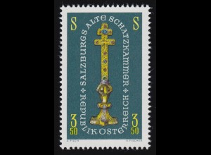 1239 Ausst. Salzburgs alte Schatzkammer, Reliquienkreuz Domschatz, 3.50 S ** 