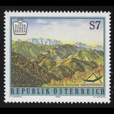 2242 Naturschönheiten Österreichs: Nationalpark Kalkalpen, 7 S postfrisch **