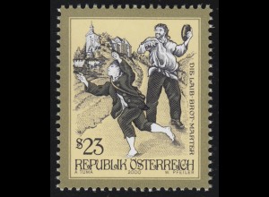2324 Freimarke: Legenden & Sagen Österreichs, Laib-Brot-Marter, 23 S, **
