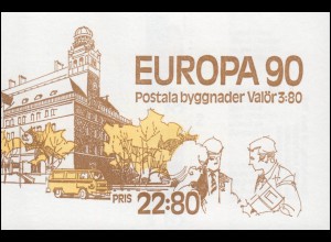 Markenheftchen 148 Europa / CEPT - Postalische Einrichtungen, mit FN 2 **