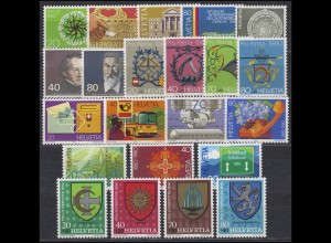 1169-1190 Schweiz-Jahrgang 1980 komplett, postfrisch