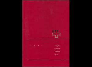 PTT-Jahrbuch Schweiz 1992, postfrisch