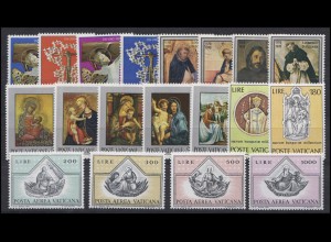 577-595 Vatikan-Jahrgang 1971 komplett, postfrisch **