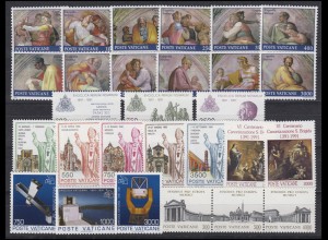 1023-1050 Vatikan-Jahrgang 1991 komplett, postfrisch