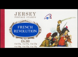 Jersey Markenheftchen 0-31, Französische Revolutionäre French Revolution, **