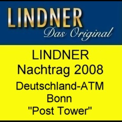 LINDNER-Vordruck BRD ATM Motiv Post Tower Bonn 2008