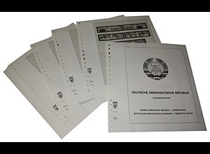 LINDNER-Vordrucke DDR Zusammendrucke 1980-1984
